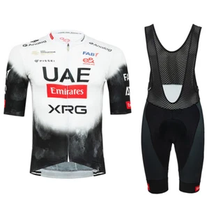 2025 Mens Team UAE Cycling Jersey And Bib Shorts Sets Cycling Bib Shorts Jerseys - Picture 1 of 7