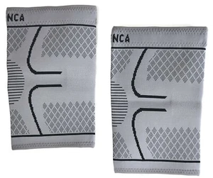 2 Rodilleras Serie Protección Deportiva Profesional - Talla M Gris y Negro OFERTA - Imagen 1 de 3