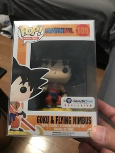 Funko Pop! Dragon Ball Son-Goku & Fliegender Nimbus #109 Galaktisches Spielzeug mit Protektor Neu - Bild 1 von 8
