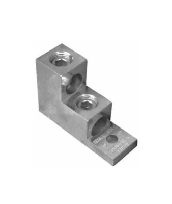 MORRIS PRODUCTS 90912 Mechanical Panelboard Lug, Two Conductors, Aluminum, 300 AWG, 300mcm - ...