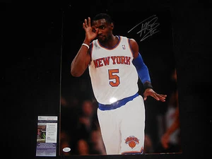 TIM HARDAWAY JR. NEW YORK KNICKS SIGNED 16X20 PHOTO JSA COA K62183 NEW! WHITE - Picture 1 of 1