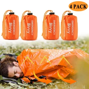 2-20x Emergency Sleeping Bag Thermal Waterproof Outdoor Survival Camping Hiking - Picture 1 of 8