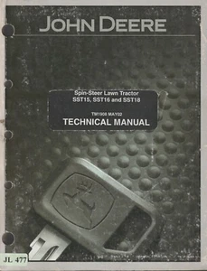 JL477 John Deere Spin-Steer Lawn Tractor SST15 Technical Manual (2002) TM1908 - Picture 1 of 1