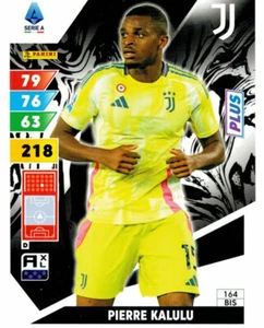PANINI CALCIATORI ADRENALYN XL 2024-2025 CARD N. 164 BIS KALULU (PLUS) JUVENTUS - Picture 1 of 2