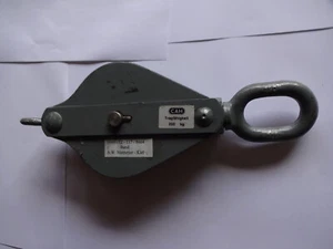 Umlenkrolle 15mm Stahl Faser Zugrolle 250 Kg Seilrolle Bundeswehr BW - Bild 1 von 9