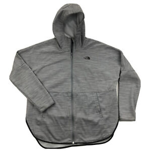The North Face Womens Small Heathered Gray Full Zip Cape Hoodie Jacket