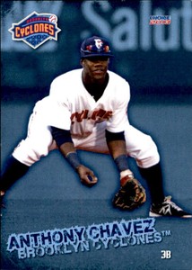 2013 Brooklyn Cyclones Choice #6 Anthony Chavez Dominican Republic Baseball Card