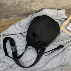 Casual Women Messenger Bag Large Capacity Drawstring Bucket Shoulder Bag for - Picture 1 of 11