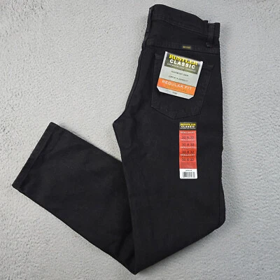 Rustler Classic Jeans Mens 30X32 Black Denim Cowboy Work Outdoor Pants NWT - Image 1 of 4