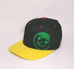 Neff Snapback Hat Black Yellow Green 100% Cotton Adjustable - Picture 1 of 16