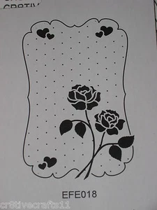 NELLIE SNELLEN EMBOSSING FOLDER "VINTASIA LOVE" EFE018 CARDS & SCRAPBOOKING - Picture 1 of 1