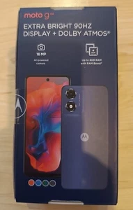 Motorola Moto G04 4G Black 64GB + 4GB Dual-SIM Unlocked SIMFree NEW - Picture 1 of 8
