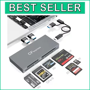Professional 8-in-1 CFexpress Type B Card Reader Hub - Fast and Compact Solution - Picture 1 of 13