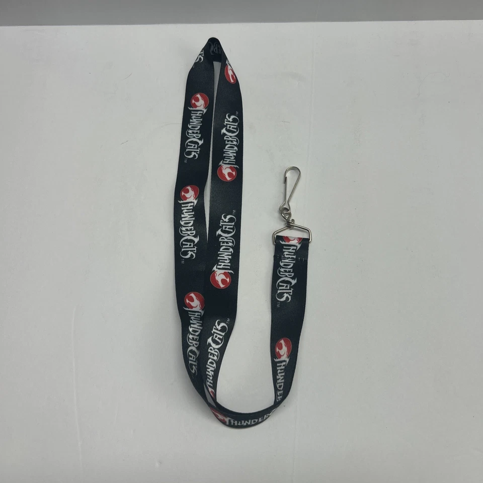 Cordón Thundercats (negro con logotipo) (NUEVO) Foto 1 de 2