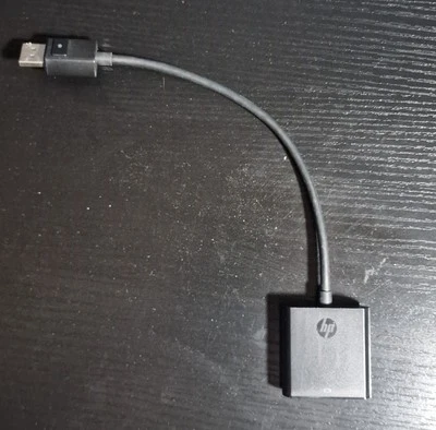 Used HP 752660-001 DisplayPort to DVI SL Adapter - Black - Image 1 of 4