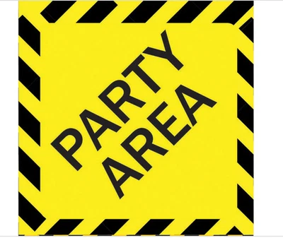 Construction Party Beverage Napkins (16) - Image 1 of 3