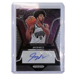 2024-25 Prizm Black Jaylen Wells RC Auto Prizmatrix Signatures Grizzlies #PS-WEL - Picture 1 of 2