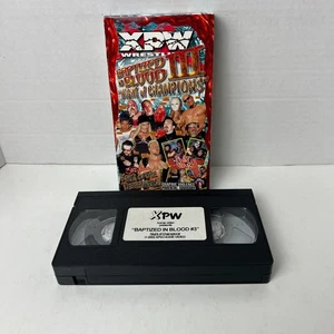 XPW Wrestling: Baptized in Blood 3 VHS 2002 Shane Douglas Pogo The Clown Webb - Picture 1 of 11