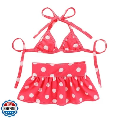 Junchl Bikini para Perros Pequeños, Traje de Baño para Mascotas de Verano Cachorro Vestido de Baño Ropa de Playa Foto 1 de 4