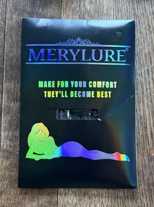 NIP Rhinestone Studded Black Fishnet Hose Merylure - Picture 1 of 3