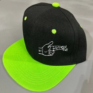 New Mens snapback flat bill baseball cap hat adjustable size - Picture 1 of 2