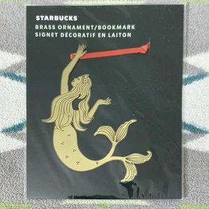 Segnalibro Starbucks Sirena Ottone Ornamento Sirena Sigillato in Confezione 2019 NUOVO - Foto 1 di 5