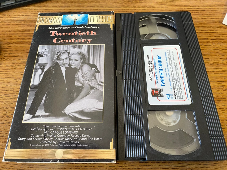 TWENTIETH CENTURY - (VHS, 1991) - John Barrymore, Carole Lombard - Image 1 of 1