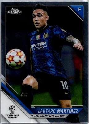 2021-22 Topps Chrome UEFA Champions League Lautaro Martínez #30 Inter Milan - Image 1 of 2