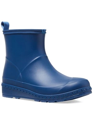 Botas de lluvia MICHAEL MICHAEL KORS para mujer azules con lengüeta trasera Mac punta redonda cuña 8 Foto 1 de 4