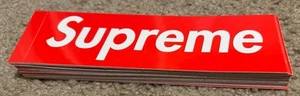 NEW Supreme LOT of 50 Box Logo BOGO Red Stickers FREE SHIPPING! - Picture 1 of 5