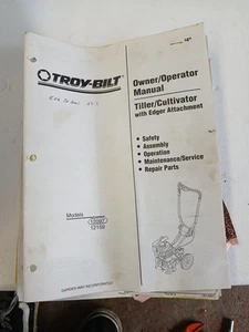 TROY-BILT MINI TILLER 12097 TC200 300 OWNERS MANUAL - Picture 1 of 1