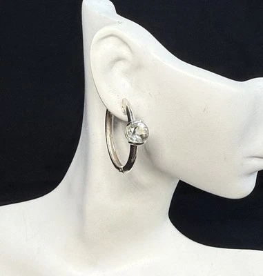 Brincos de argola exclusivos de prasiolita - Imagem 1 de 4