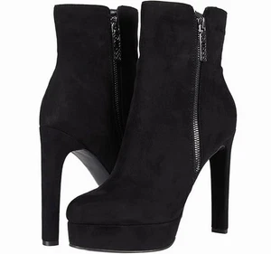 NEU Guess Dejah3 Stilettoabsatz Stiefel in Schwarz Stoff für Damengröße 6 - Bild 1 von 5