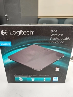 New Logitech Touchpad t650 Wireless Rechargeable Mouse Touchpad - Image 1 of 3
