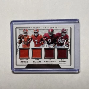 2018 Panini National Treasures Collegiate Watson Mike Bo OJ Patch #TQ-DMBO /99 - Picture 1 of 2