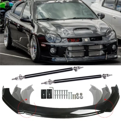 For Dodge Neon SRT4 Front Bumper Lip Part Accessorie Splitter Spoiler+Body Foto 1 de 4
