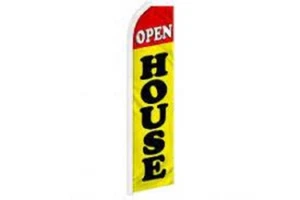 Open House - Swooper Super Advertising Flag - Banner - Business Sign - Picture 1 of 3