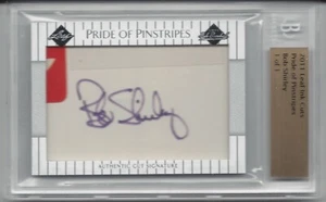 Bob Shirley 2011 Leaf Ink Cuts Pride of Pinstripes Autogramm 1/1 - Bild 1 von 1