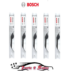 5PCS Set Windshield Wiper Blade Clear Advantage Bosch 26CA" Front Left & Right