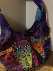 Laurel Burch Med. Size Wild One Felines FBag - Picture 1 of 4