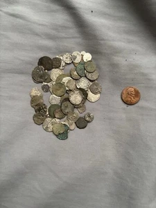 1 Random Silver Or Bronze European Medieval Hammered Coin.  - Picture 1 of 1