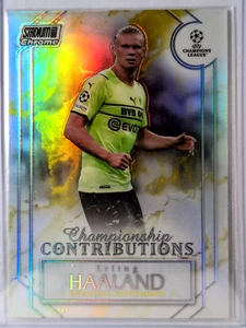 Erling Haaland 2021-22 Topps Chrome Stadium Club Championship Contributions - Picture 1 of 2