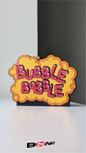  BUBBLE BOBBLE logo  - Taito arcade Beena Studio - Picture 1 of 3