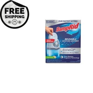Damprid Drop-In Tab Moisture Absorber Starter Kit, Fresh Scent