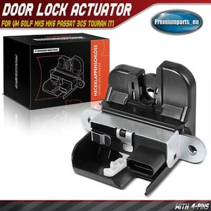 TAILGATE BOOT LOCK LATCH CATCH ACTUATOR FOR VW GOLF 5/6 PASSAT TOURAN SEAT ALTEA - Picture 1 of 9