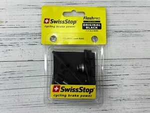 SwissStop Flash Pro Road Brake Pads For Alu Rim Original Black Fit Sram/Shimano - Picture 1 of 3