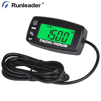 Digital Maintenance Tach/Hour Meter,Battery Replacement For Small Gas Engine - Image 1 of 4