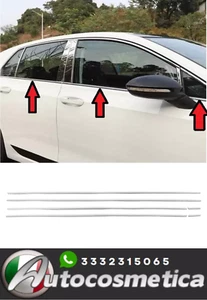 Rahmen Zierleisten Fenster unten Stahl Chrom für VW Golf 8 VIII 2019+24 - Bild 1 von 7