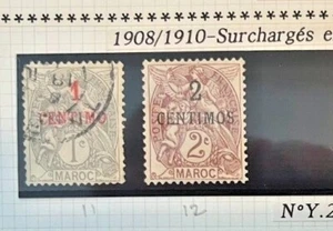 French Morocco Scott 11-12, 19 - Picture 1 of 2