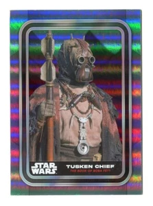 2023 Topps Star Wars Flagship Tusken Chief Rainbow Foil #55 Book of Boba Fett - Bild 1 von 2